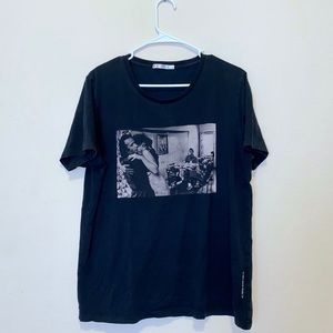 RARE Down By Law velvet back tshirt